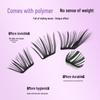 Immortal Love Soft Natural Individual Lashes for Beginners - Realistic, Curled Single Clusters
