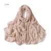 High Quality New Flower Printed Chiffon Hijab Fashion Long Scarf Summer Beautiful Floral Headscarf Wraps for Muslim Woman
