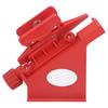 Adjustable Fletching Jig ABS Magnetic Straight Helix Fletching Jig with Clamps for Archery Arrow Red