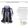 Nova Mochila Outdoor Hidrorrepelente de Grande Capacidade para Caminhadas e Montanhismo