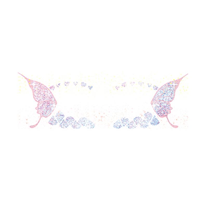 Glitter Butterfly Eye Tattoos: Waterproof, Sweatproof, Anti-Reflective Party Stickers
