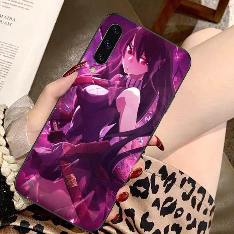 Akame Ga Kill Esdeath Telefondeksel For Samsung A91 A81 A73 A72 A71 A30S A20 A12 A13 A52 A53 4G 5G Mykt Svart Telefondeksel