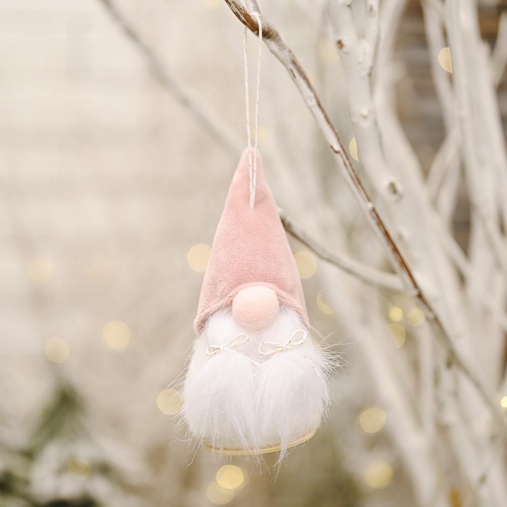 Captivating Wooden Doll Ornaments With Round Base And Whimsical Hats For Cheer Holiday