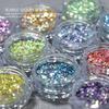 1Jar Bubble Nail Glitter Coarse Fine Mixed Large Glitter Irregular Hexagonal Sequin Diy Nail Jewelry Decoration Material
