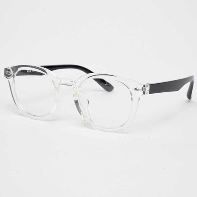 Aloeyewear AL5305 2009 Rilsan Clear Bold Vintage Frame Transparent Glasses Frame