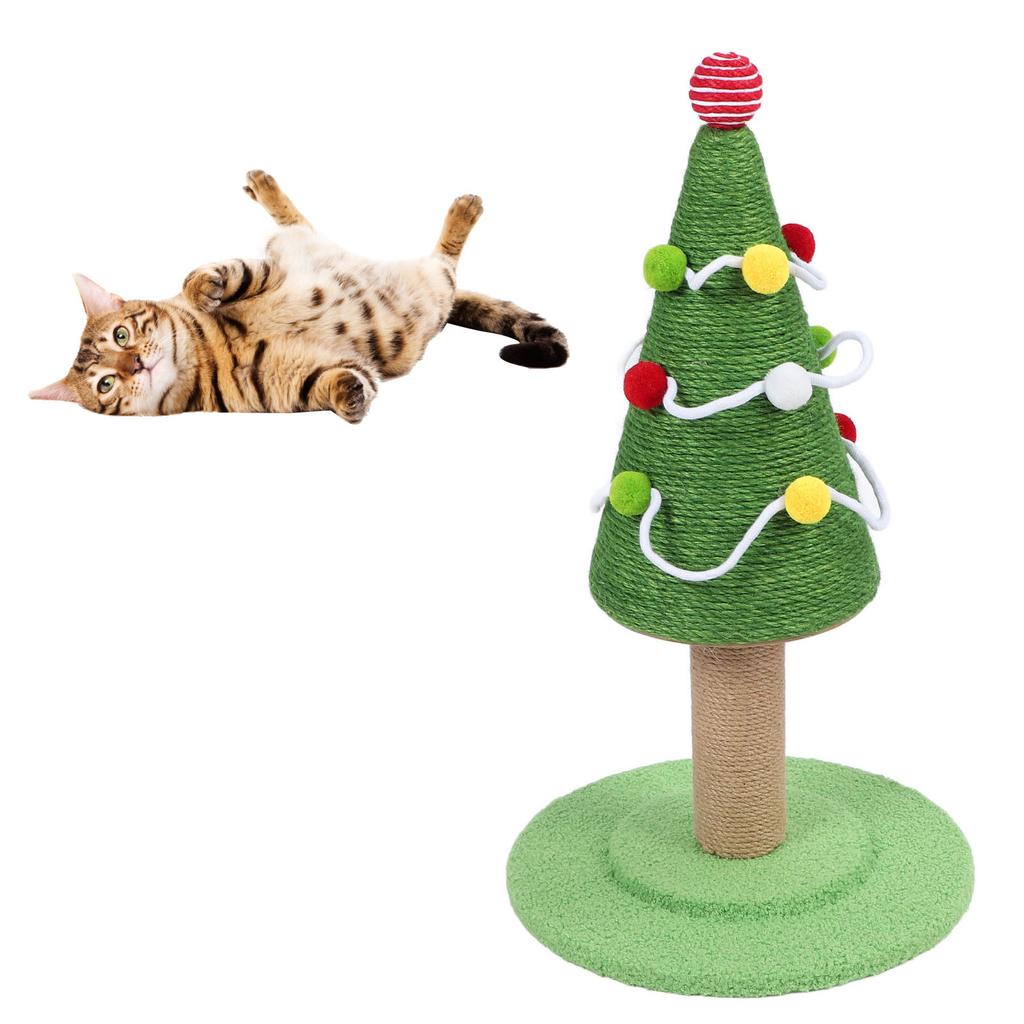 Cat Scratching Post Xmas Tree   Sisal   Furniture Stable Structure Cat Tree Scratch Post for Home Indoor