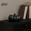 Round Smooth Pumpkin Decor Halloween Ornaments Resin Delicate Texture Stable Sculpture Spotted Ornament Textured Accents for TV Cabinet Wine Table