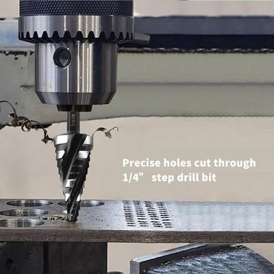 Stufenbohrer Stufenbohrer Für Metall Industriequalität Schnellarbeitsstahl Spiralbohrer Werkzeuge Für Holz Aluminium Edelstahl Pp