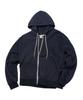 Stends [M~4Xl] Waffle Two-Way Zip-Up Hoodie_Navy