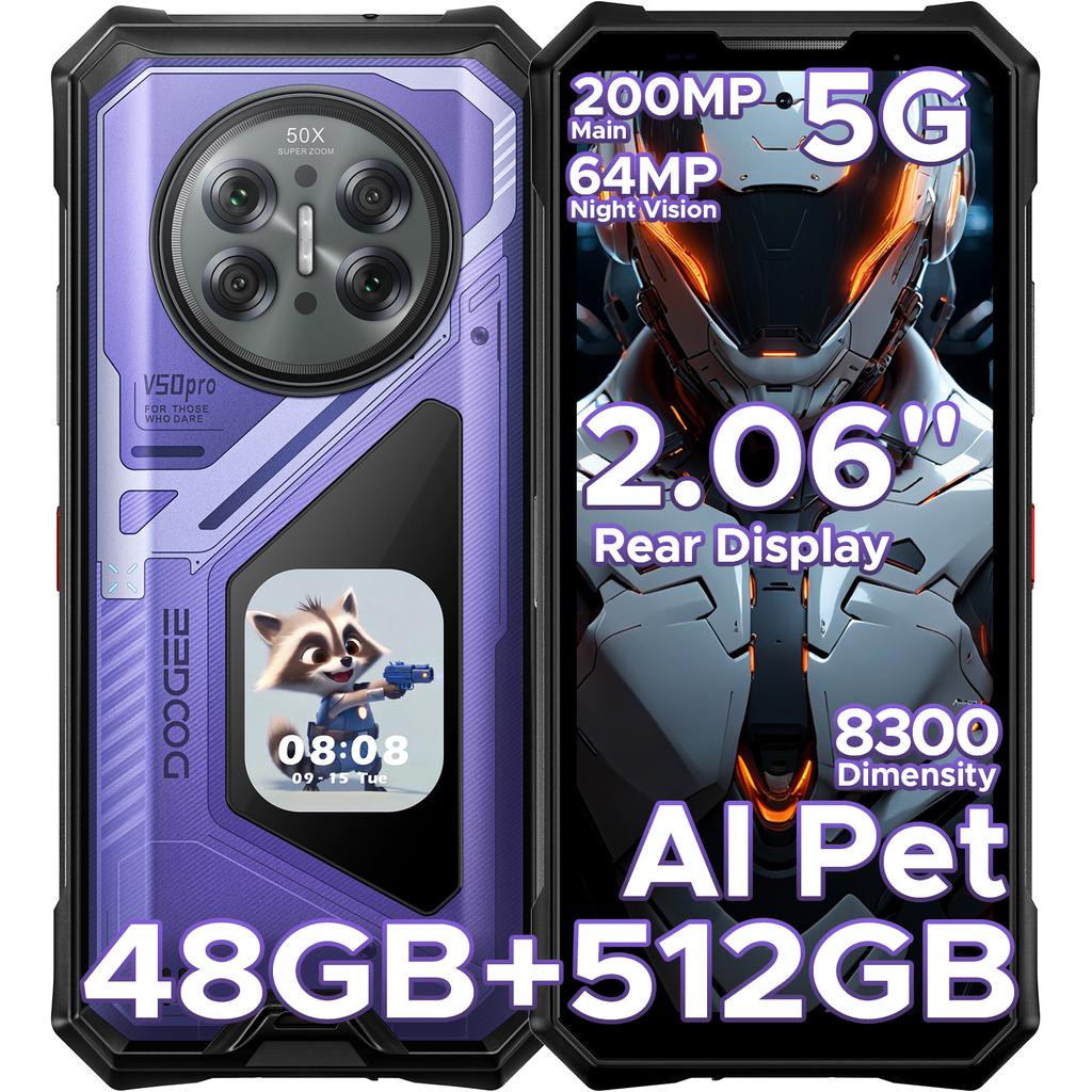Phone DOOGEE 5G AI Rugged V50 Pro