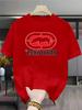 New Summer Luxury Mens Fashion Patterned Tshirt Round Neck Casual Trendy Y2k Highend Highquality Fitness Sports Tshirt