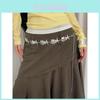 Metal Waist Chain For Women With Heart Splice And Flower Embellishments