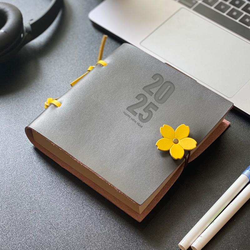 

Simple Color Leather Loose-leaf Notebook 120g Acid-free Paper for Sketching Office Diaries and Ledger Books