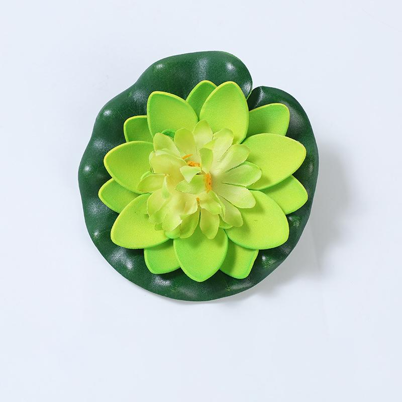 3/5Pcs Artificial Floating Foam Lotus Pond Decoration Water Lily Eternal Lotus Lotus Leaf Home Room Decoration Fish Pond Decor