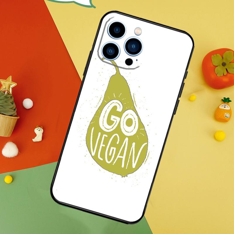 

LOVE VEGGIE Vegetarian Quotes VEGAN Phone Case For iPhone 17 Pro Max16 15 14 13 11 12 Pro Max Plus 12 13 Mini 16e 17 Air Cover iPhone 13
