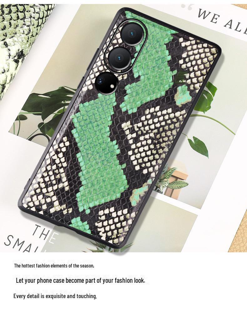 Honor Play 40 Cowhide Python Skin Protective Cover for Play 40Plus
