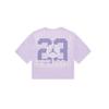 Jordan T-Shirt Ss26 Secret Garden Solid Color Round Neck Pullover Short Sleeve Kids Tops IW2210-588