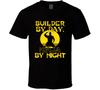 Builder By Day Ninja By Night Funny Contractor Gift T Shirt Mens Kids Womens Boys Girls Children