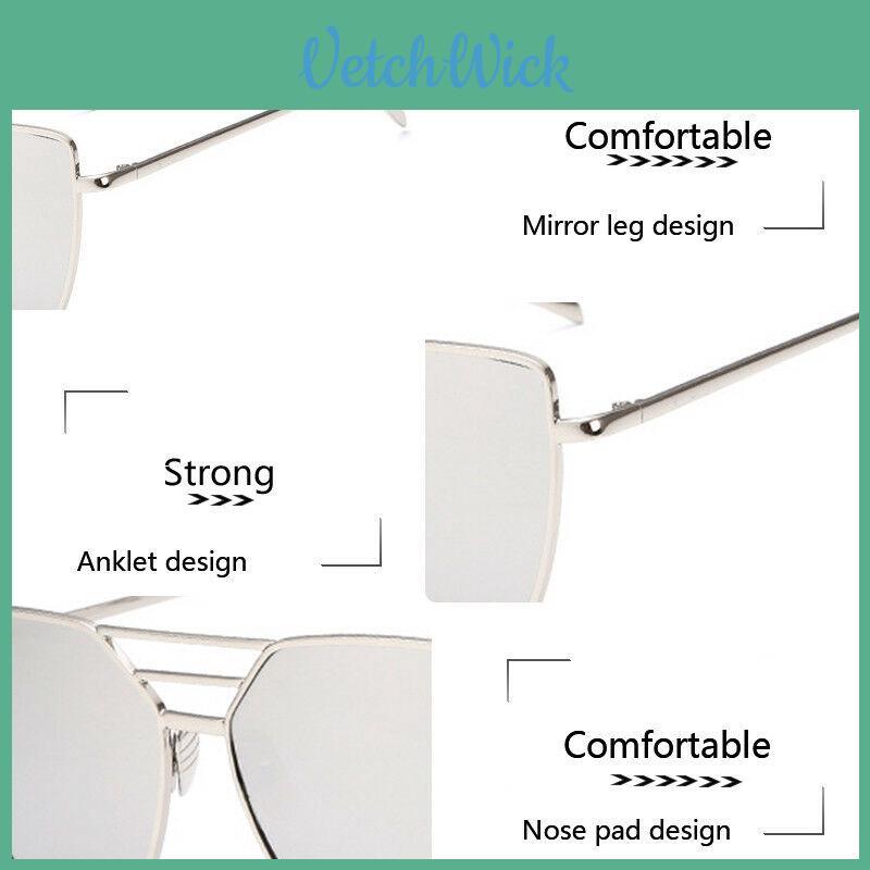 Elegant Fashion Women Aviator Mirror Lens Sunglasses In A Timeless Steampunk Style