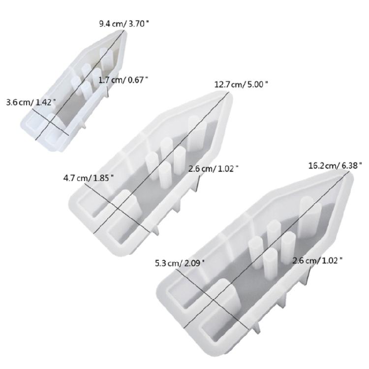 3 Pcs House with Window Silicone Mold DIY Scented Candle Mold House Resin Mould