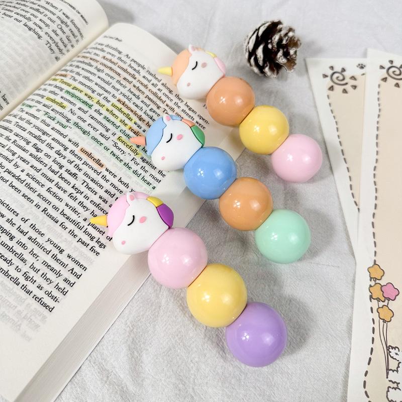 Penna Fluorescente Unicorno Creativo - Evidenziatore Super Carino, Penna per Scarabocchiabile