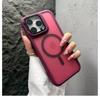 Fashion Bracket Stand Magnetic Phone Case for iPhone 16 15 14 Plus 13 12 16 Pro Max With Lens Protection Cover for Magsafe Cover