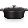 Жаровня Le Creuset Signature Gourmet круглая 30 см чёрная глянцевая 6,2 л (21179300000430)