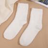 Candy Color Plush Mink Socks High Quality Soft Super Elastic Velvet Thicken Warm Winter Floor Fleece Mid-tube Stocking for Women