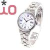 Orient iO Solar Wristwatch RN-WG0007A Ladies White Japan Made Included