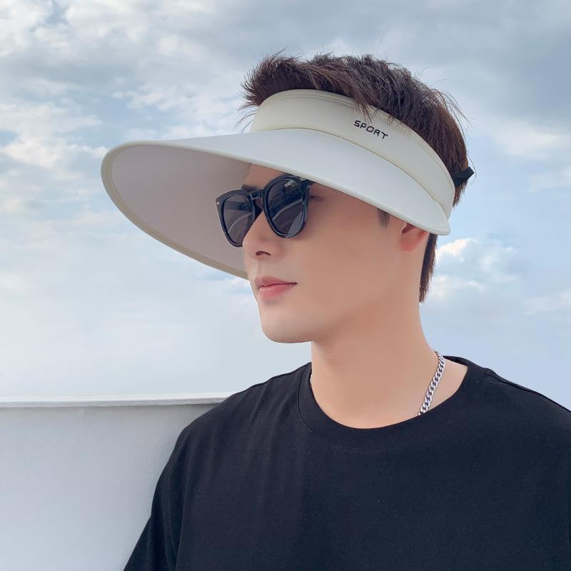 

Шляпа UPF50+ новая летняя спортивная шляпа для бега с защитой от солнца, шляпа с большими полями для защиты от УФ-лучей, солнцезащитная шляпа от УФ-лучей average size [upgrade can be curled]