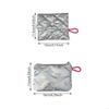 Quilted Silver Storage Pouches Fashionable and Practical PU Materials Bags for Everyday Use Portable Designs for Women Dropship
