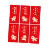 6 Pcs Chinese New Year Red Envelope Lunar New Year of The Horse Envelopes Chinese Traditional Lucky Money Pockets for 2026 Spring Festival