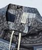 BEYOND CLOSET Bandana Patch Detail String Pants Navy