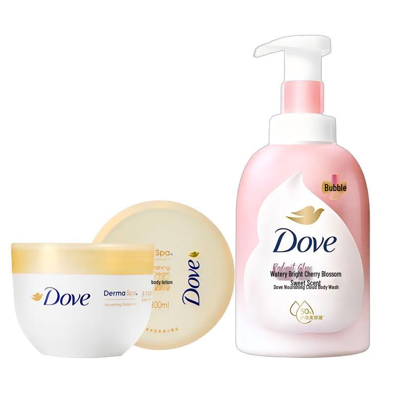 

Dove Nourishing Body Lotion & Cherry Blossom Shower Mousse Set