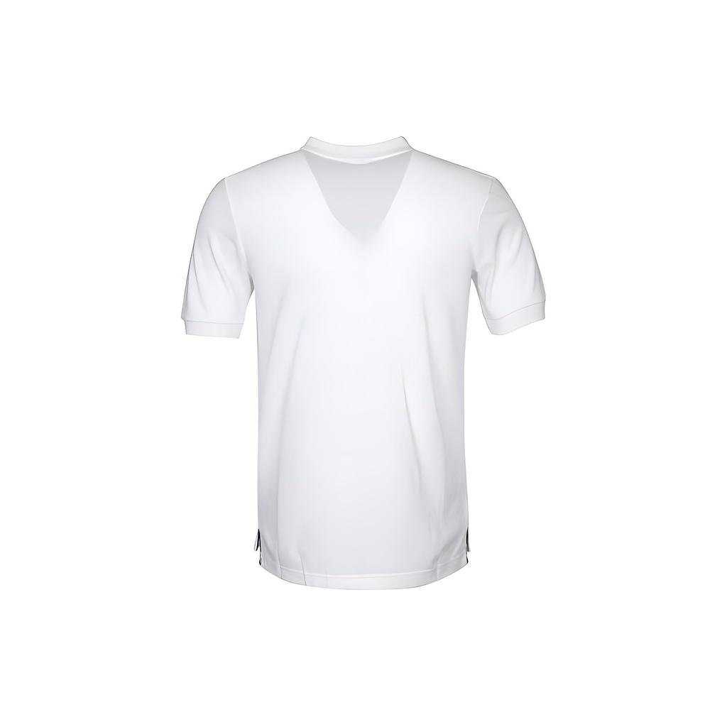 Nike Letter Logo Printed Striped Short Sleeve Polo Shirt Men Polo Shirts White 833884-100