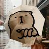 Adorable Bear Face Umbrella: Perfect for Outdoor Adventures, Auto-Opening & Closing, Lightweight and Durable, Ideal Travel Accessory 151
