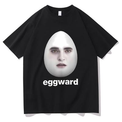 Twilight Edward Cullen Parody Humor Tshirt Robert Pattinson Funny Meme Short Sleeve Men Women Fahsion Oversized Streetwear Tees
