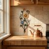 2D Wall Decoration Plate Country Style Flower Garden Decoration Decoration Crafts  Home