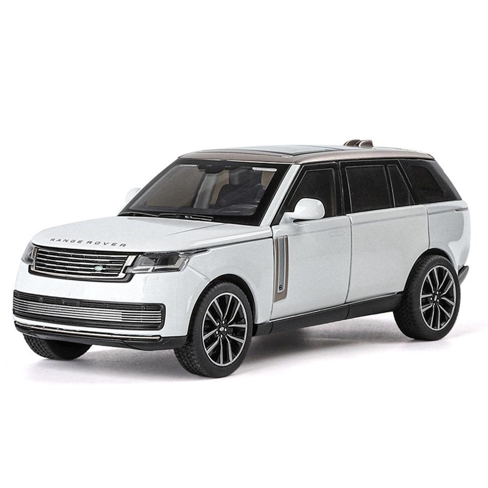 1:32 Land Rover Range Rover SV2025 Models Cars Toys Rubber Tires with Light Music Vehicle 6 Doors Opened Car Kids Festival Gifts