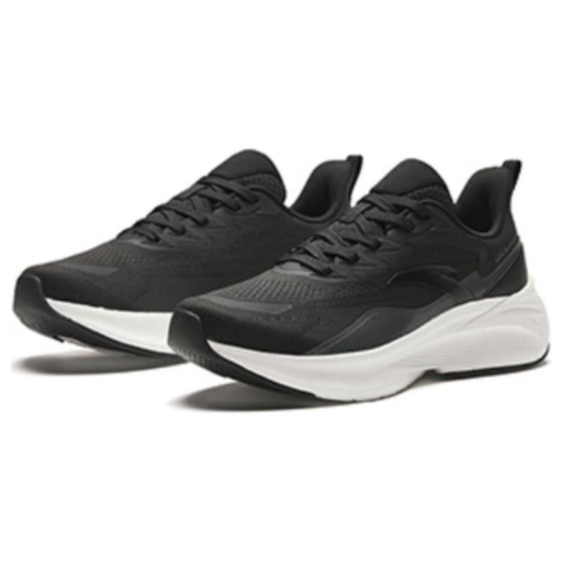 Anta Cushioning Low-Top Running Shoes Women's Black Gray Sneakers 122415522-6