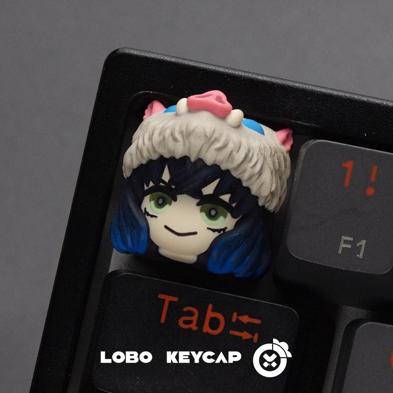 Anime Demon Slayer Kamado Nezuko Kamado Tanjiro Character Series Personalized Keyboard Keycap Esc Periphery Collectble Fun Gifts