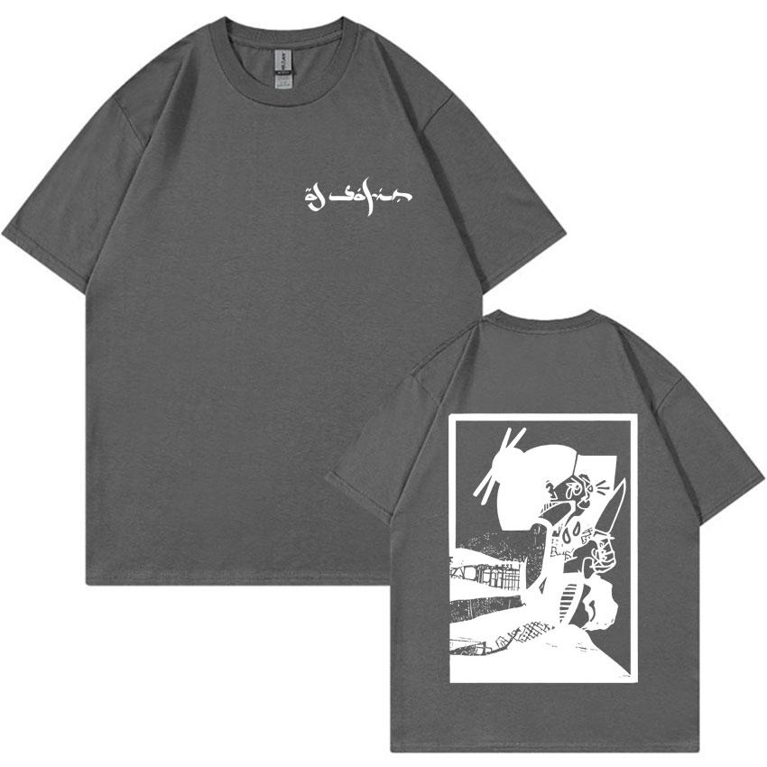 2025 Rapper Al Safir 2025 Trendy Graphic Tshrit Unisexs Oversized Short Sleeve Hip Hop Tide Tshirts Casual Style Y2K Cozy T Shirt U