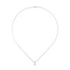Surgical Twist Chain Star Necklace (PLT-NL-064_SV)
