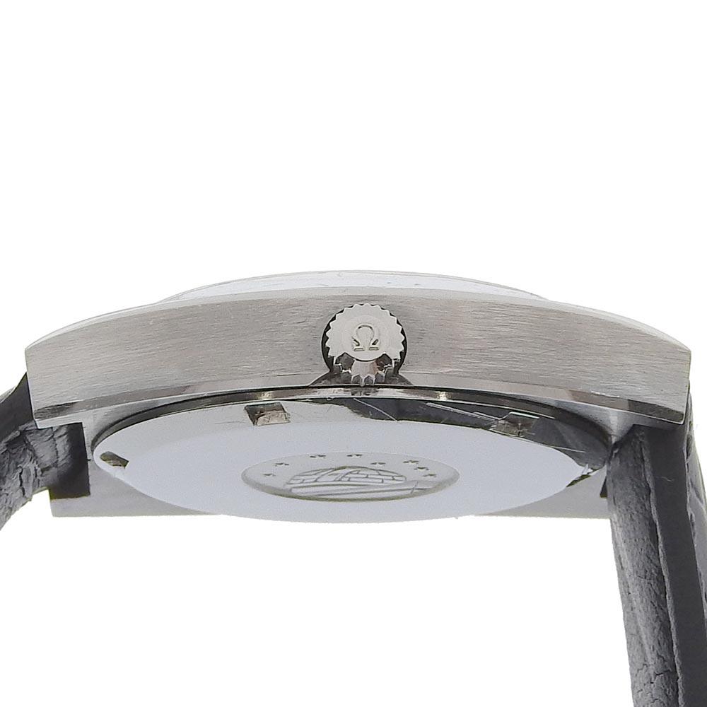 Omega Constellation Watches Chronometer Cal.1001 SilverDial Stainless Steel/Embossed Leather Mechanical Automatic Mens Used