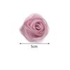 3Pcs 5cm Organza Fabric Rose Flower Colorful Flower Shape Chiffon Artificial Flower Fabric DIY Flower Accessory