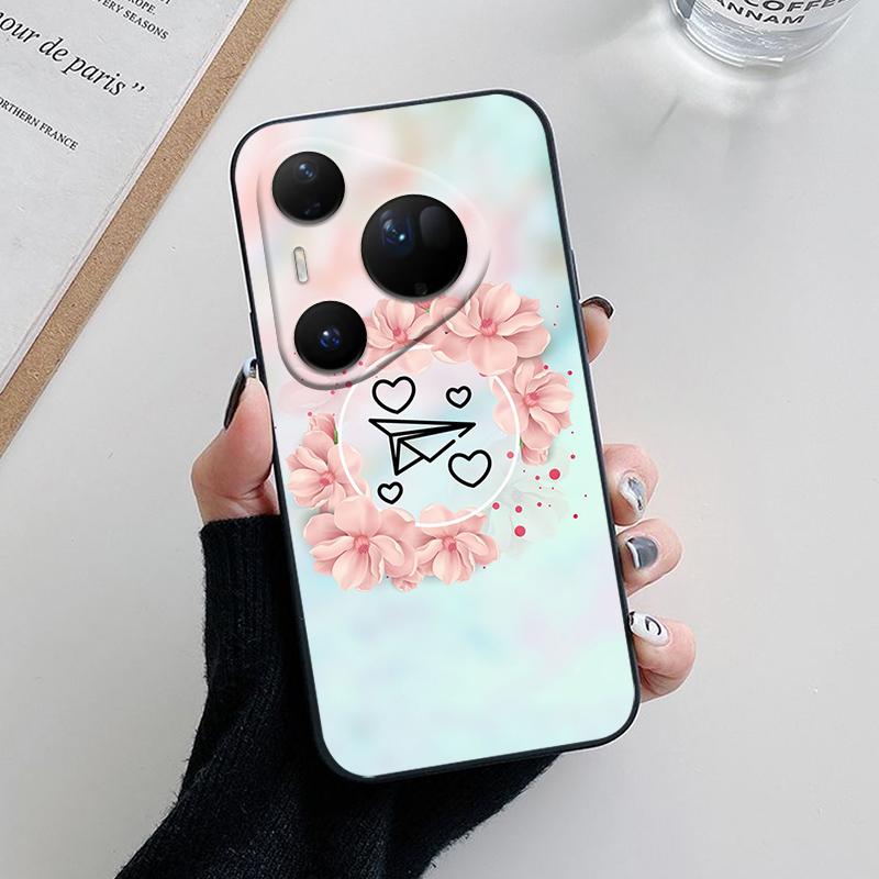 

For Huawei Pura 80 Ultra Case Fashion Soft Silicone Back Cases for Huawei Pura 80 Pro+ Pro Plus 80Ultra Phone Cover etui Fundas Huawei Pura 80 Pro+