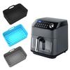 Air Fryer Silicone Pot Air Fryers Oven Baking Tray for Pizza Fried Chicken Air Fryer Accessories Baking Pan Reusable Mat