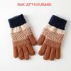 Thickened Touch Screen Gloves Windproof Wool Gloves Fashion Winter Knitted Gloves  for Men Women