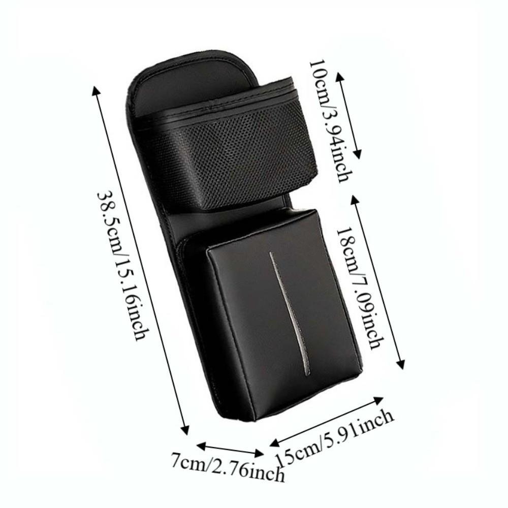 Multi-Functional Car Seat Hanging Organizer Tissue Box Auto Seat Box  Vehicle