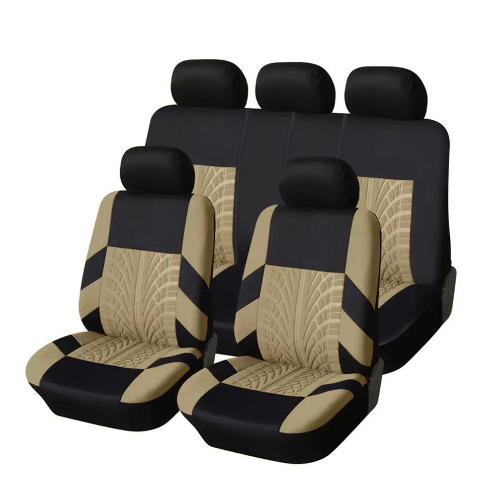 Universal Five-Seat Car Seat Cover - All-Season Fabric Cushion